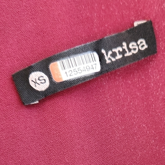 krisa Red Layered Gown - Picture 6 of 6